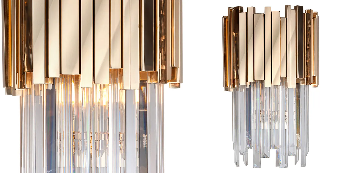 Бра Luxxu Modern Cascade Wall Lamp Gold 40 44.2019-3