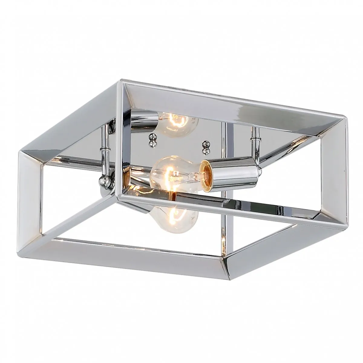 Потолочный светильник Rectangle Chrome ceiling lamp