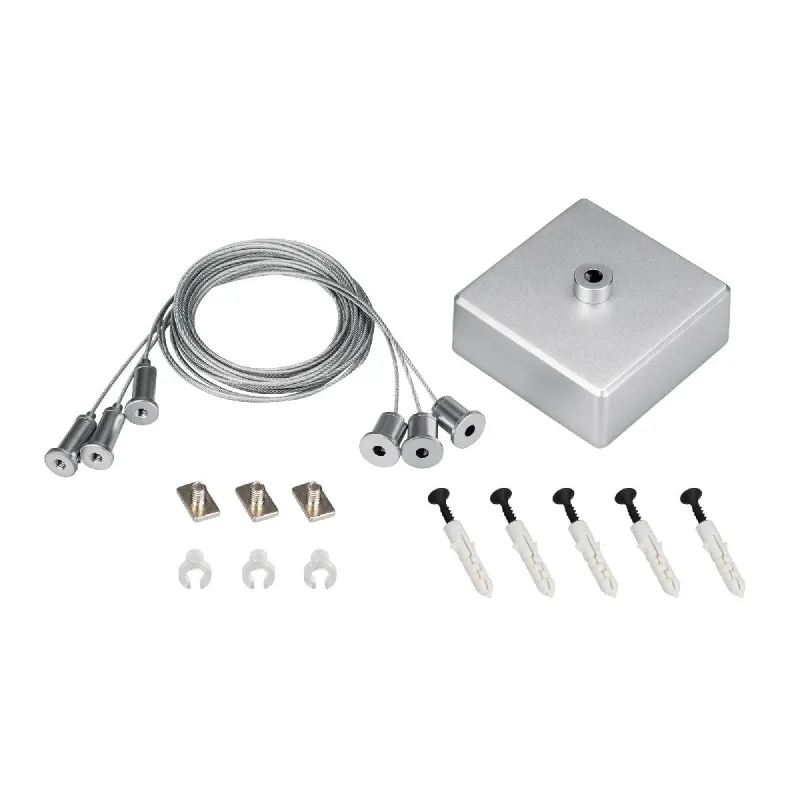 Подвес Arlight ARL-3x2m Set Silver box, Pad 9x2mm 040293