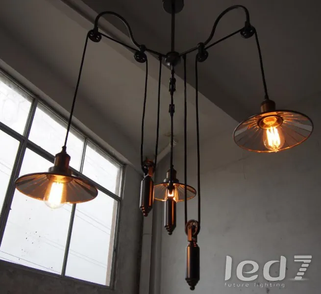 Светильник LED7 Future Lighting Loft Industry Punk Mirrors Chandelier