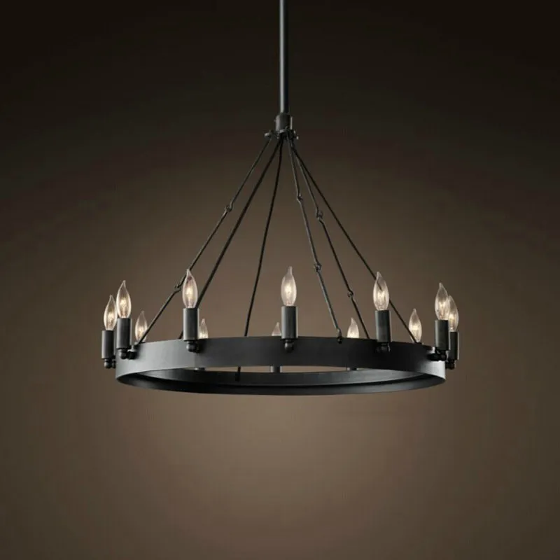 Люстра Loft Vintage Chandelier Camino Round 12 RH21646