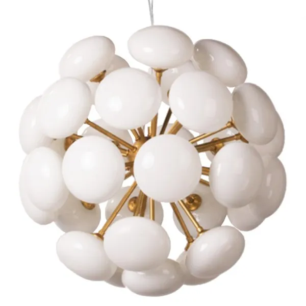 Люстра Mid-Century Sputnik Milk Glass Chandelier 40.1580 Loft-Concept