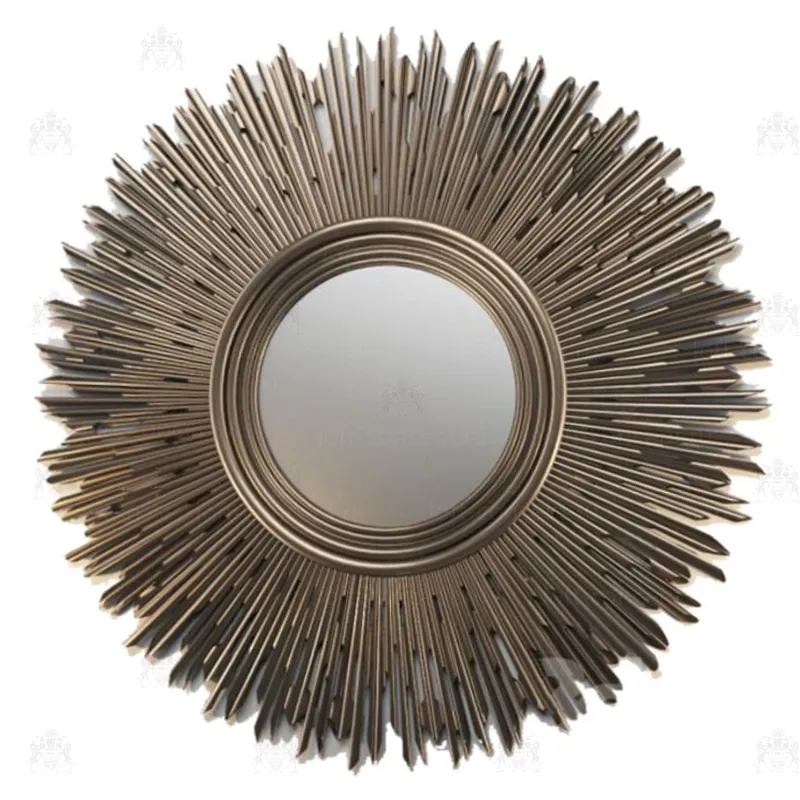 Restoration Hardware ROUND SUNBURST MIRROR Dark bronze 50.164