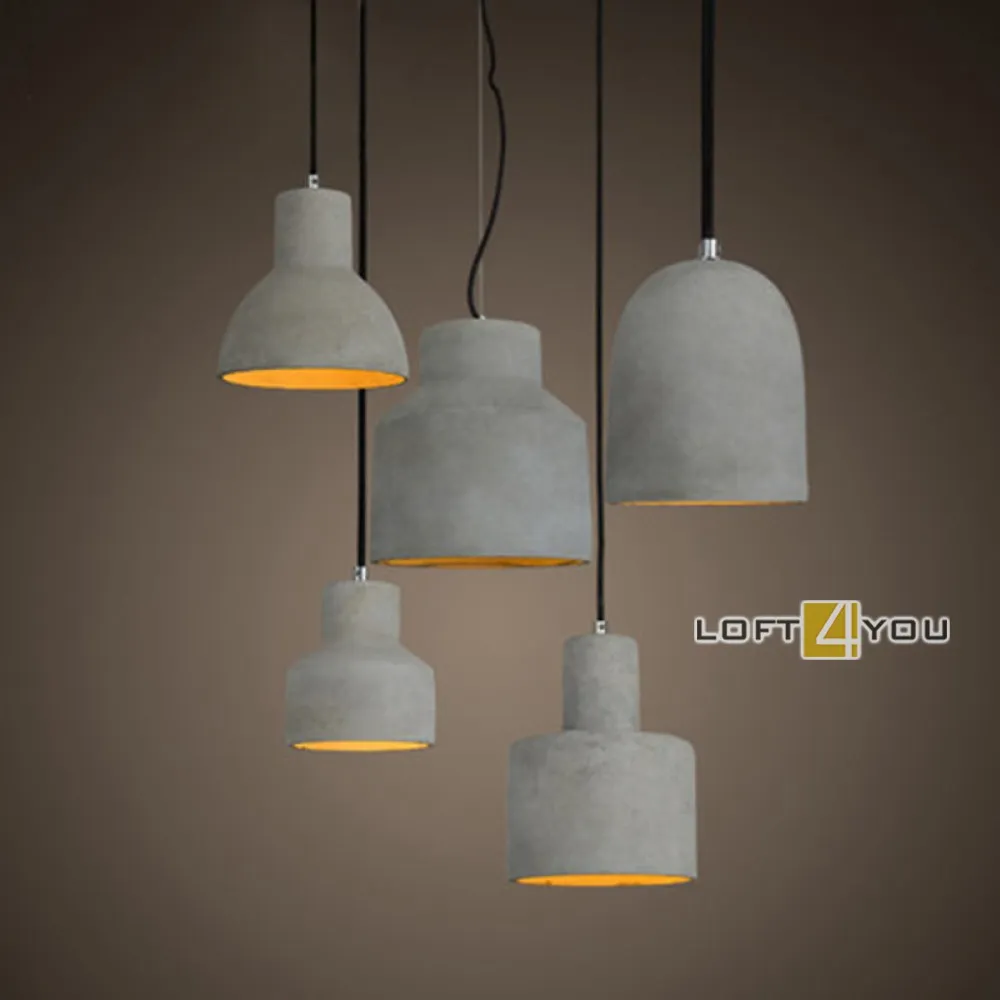 Светильник лофт Beton Pendant 3 Loft4You L01022