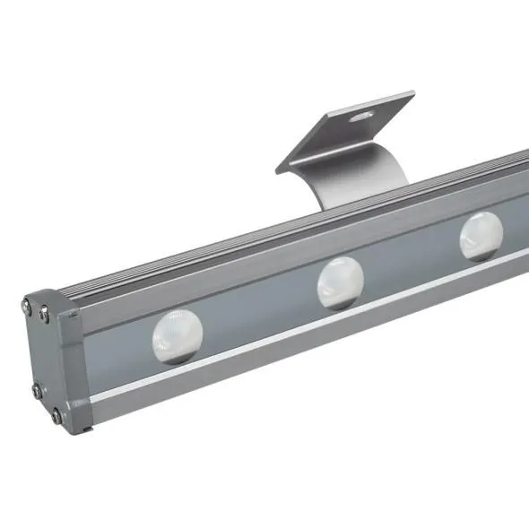 Светодиодный прожектор AR-LINE-1000L-48W-24V RGB-Day4000 (Grey, 15x45 deg, DMX512) Arlight 027282