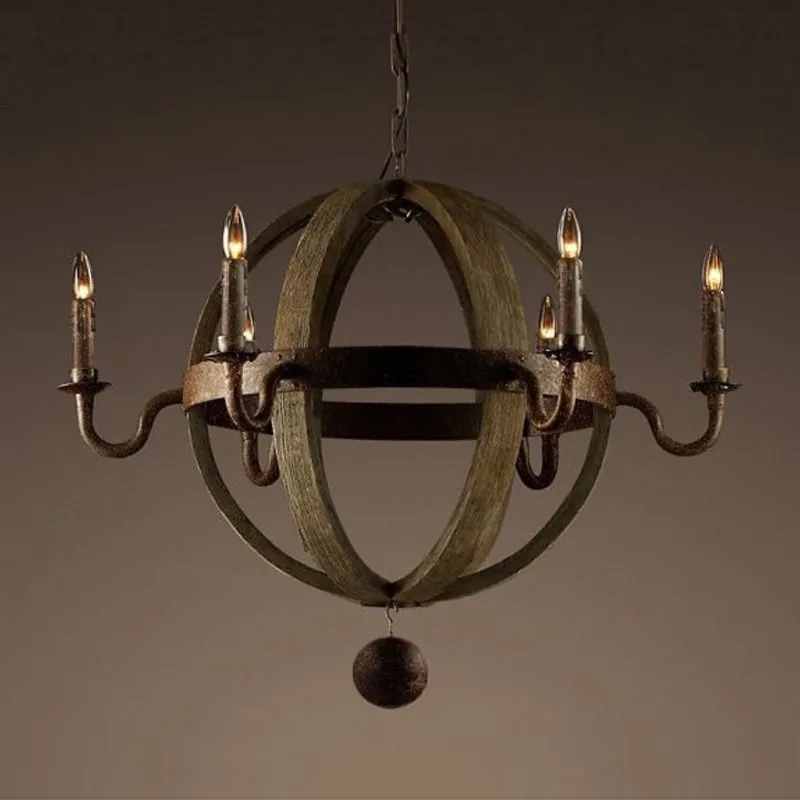 Люстра Loft Wine Barrel Sphere Chandelier RH21657