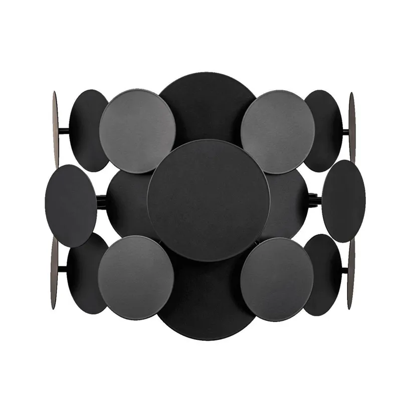 Бра Black Matte Disk 44.1037-2 Loft-Concept