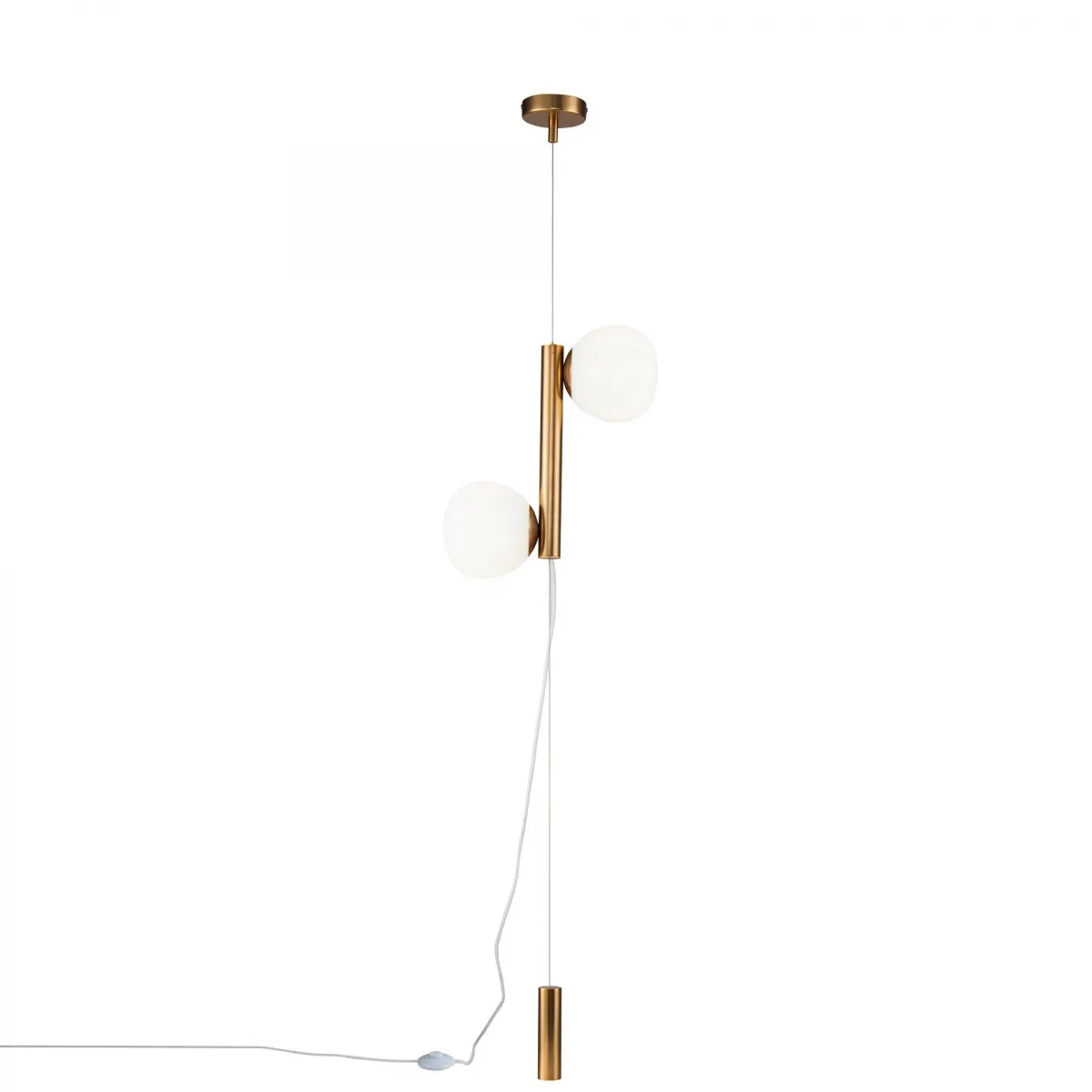 Торшер Tiepolo Ball Floor Lamp Double gold