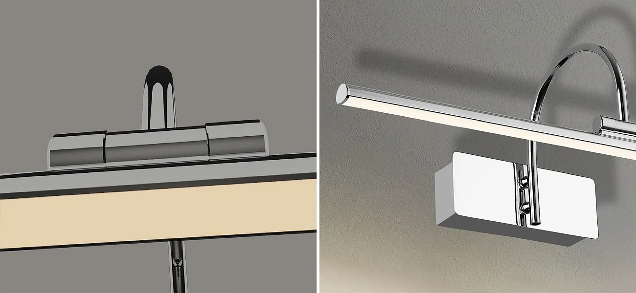 Настенная подсветка цвета хром BACKLIGHT 60 см Loft-Concept 47.043-3