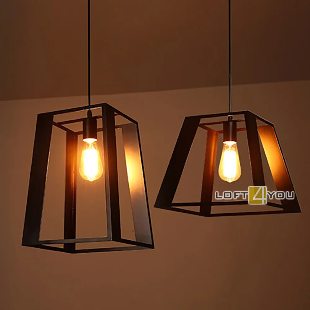 Светильник лофт Black Edison Pendant 2 Loft4You L01883