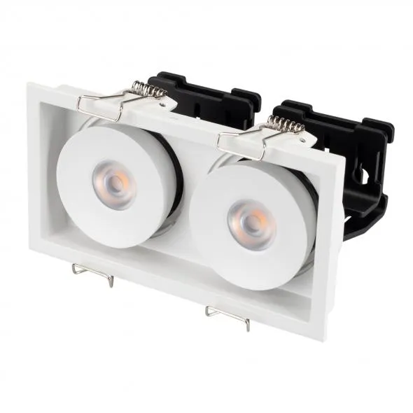 Светильник CL-SIMPLE-S148x80-2x9W Warm3000 (WH, 45 deg) Arlight 026876