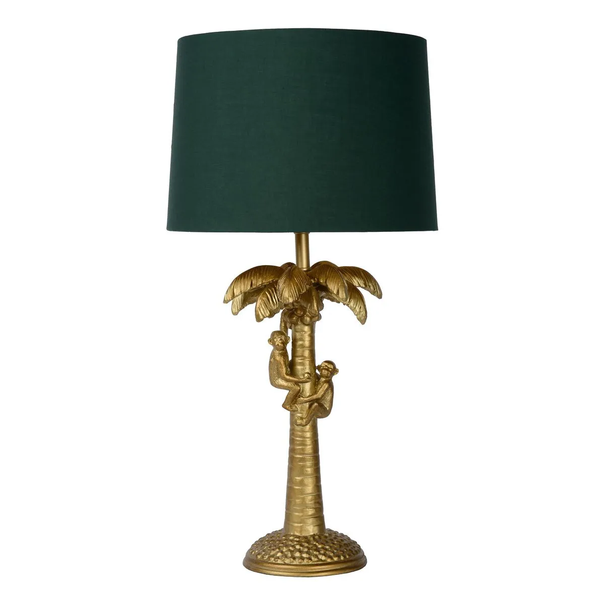 Настольная лампа Monkeys on a palm table lamp green