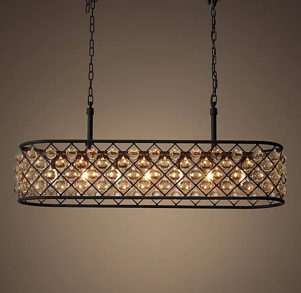 Люстра RH Spencer Rectangular Chandelier 100