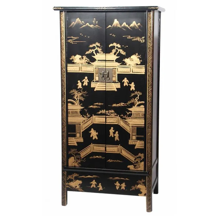 Китайский шкаф Black Gold Cabinet 14.015