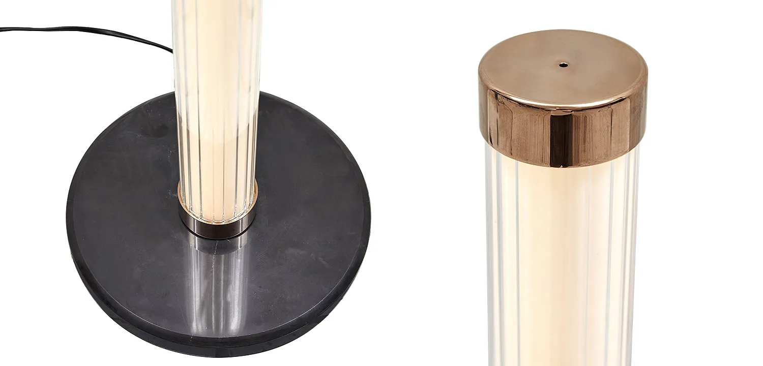 Дизайнерский торшер CANVAS GLASS TUBE FLOOR LAMP 41.391