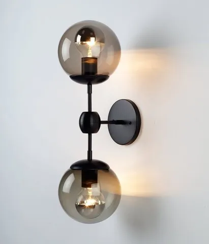 Бра Modo Sconce 2 Globes Black