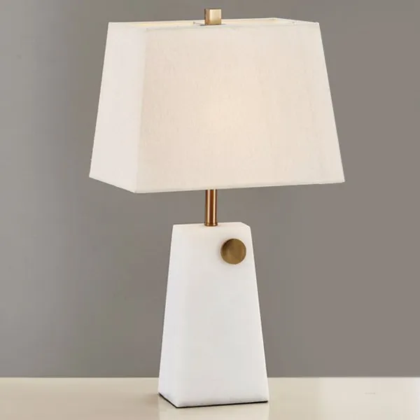 Настольная лампа Table lamp marble White